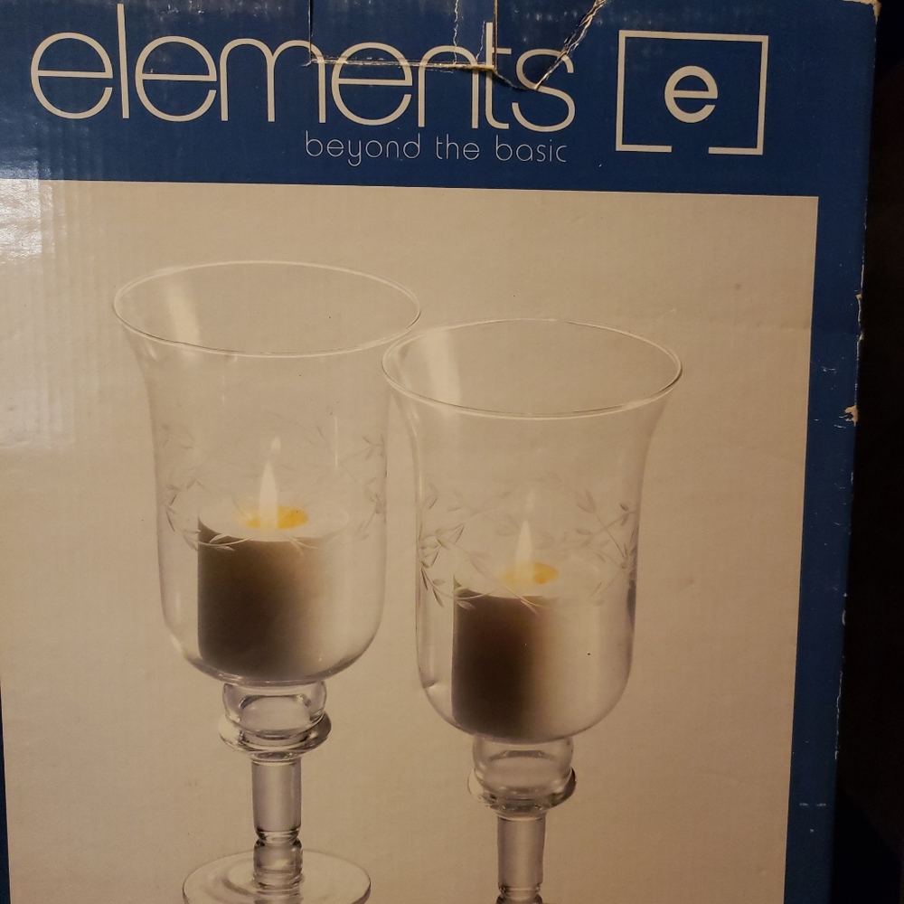 Etched votive holders